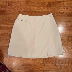 Patagonia Cream A-line Mini Skirt for Work